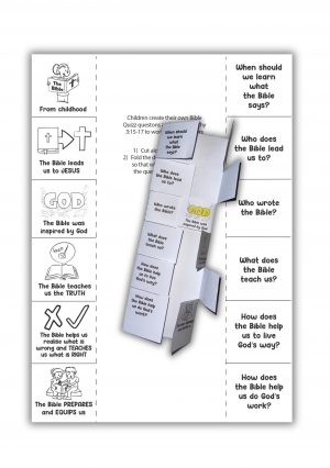 Bible quiz flaps