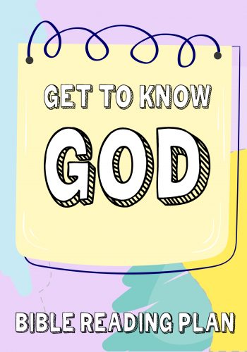 Get to know God – (Reading Plan) Front Cover Get to know God - (Reading Plan) Front Cover