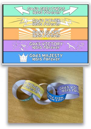 God lasts forever (Paper chains) thumbnail