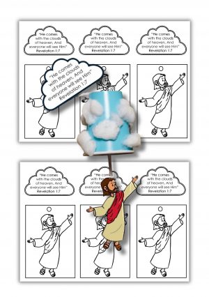 Jesus return on the clouds
