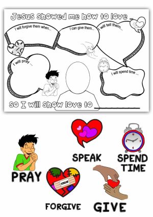 Love Like Jesus - Activity Page smaller