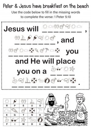 Peter & Jesus code breaker