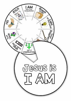 Spinning Wheel (Jesus is I AM) smaller